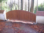 Houten poort